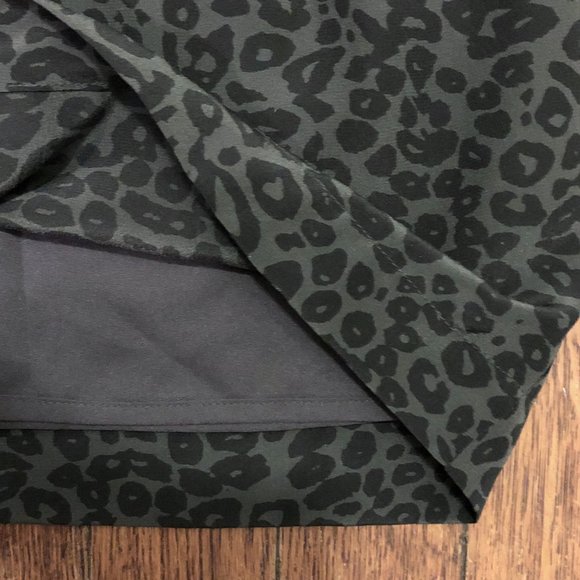 Madewell Silk Leopard Print High Waist Zip Skirt - Picture 7 of 8